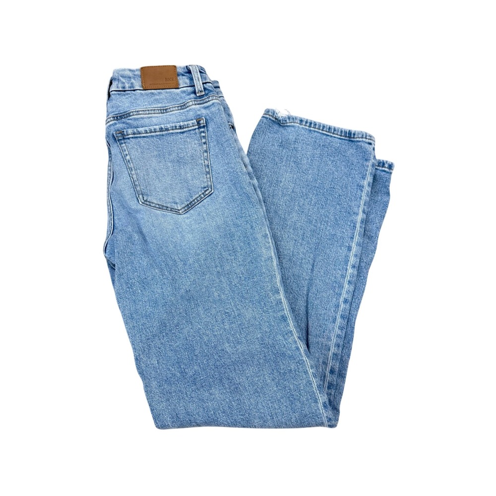 BKE Andi Slim Fit Mid-Rise Classic Straight Leg Jeans Light Wash Blue 27x34
